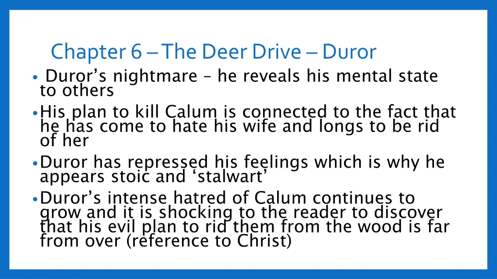 chapter 6 the deer drive duror duror s nightmare