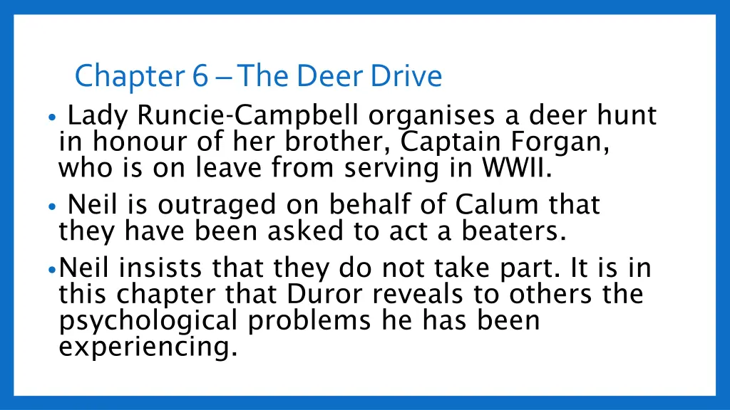 chapter 6 the deer drive lady runcie campbell