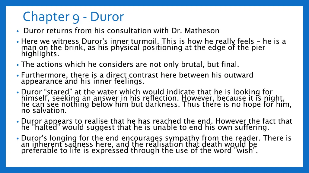 chapter 9 duror duror returns from