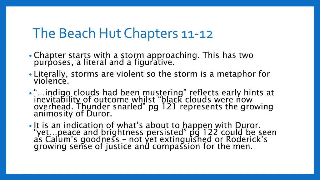 the beach hut chapters 11 12 2