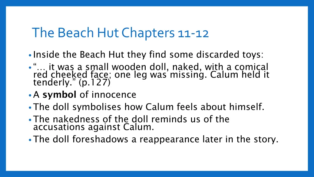 the beach hut chapters 11 12 4