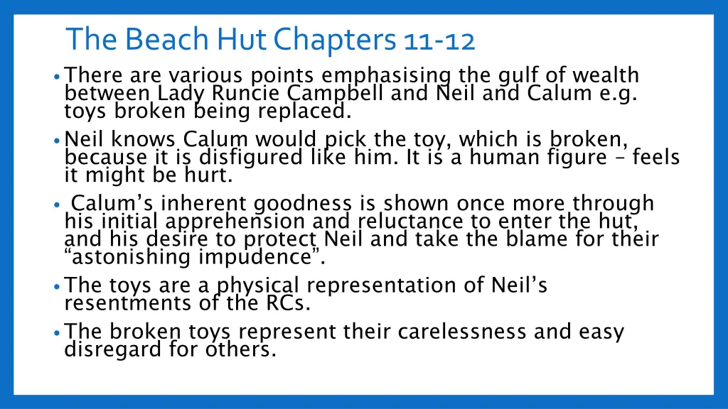 the beach hut chapters 11 12 there are various