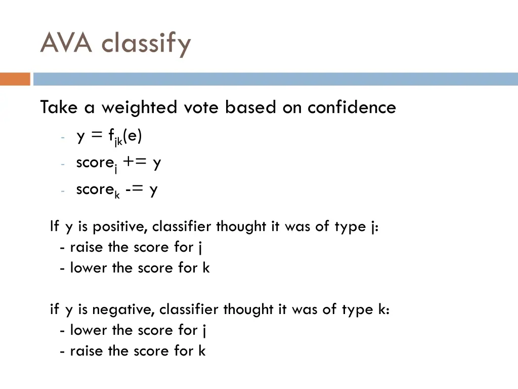 ava classify 3