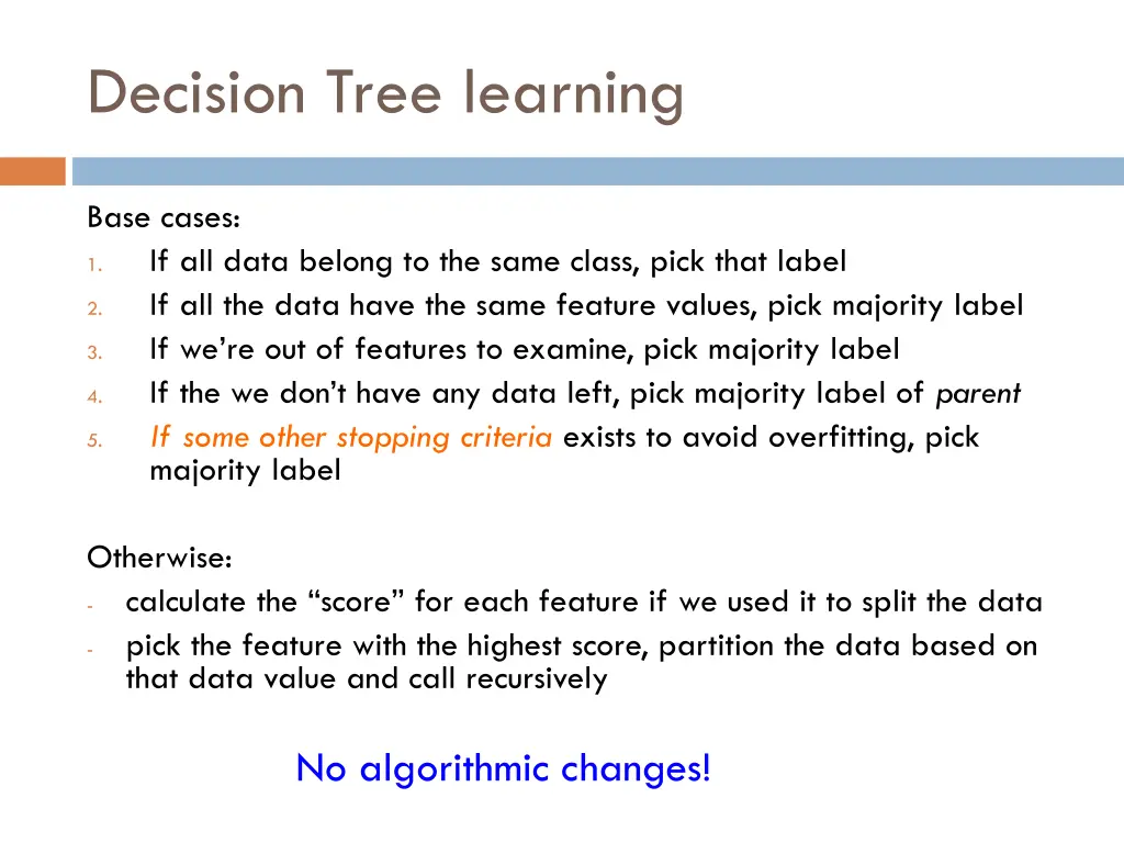 decision tree learning