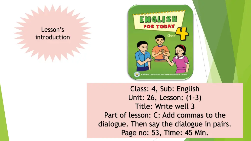 lesson s introduction