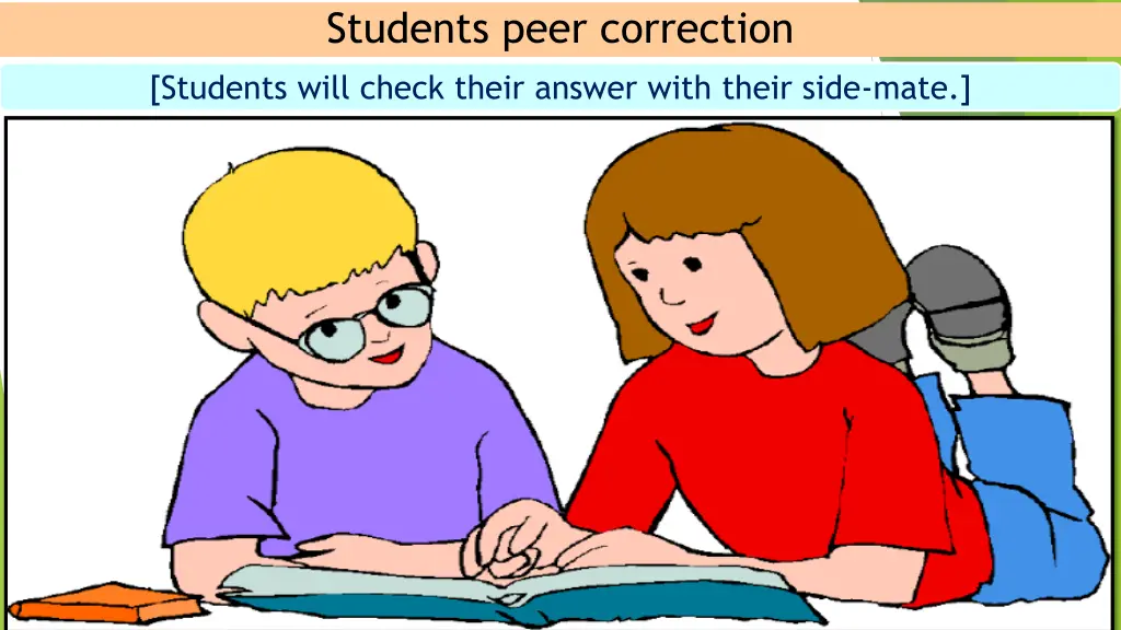 students peer correction