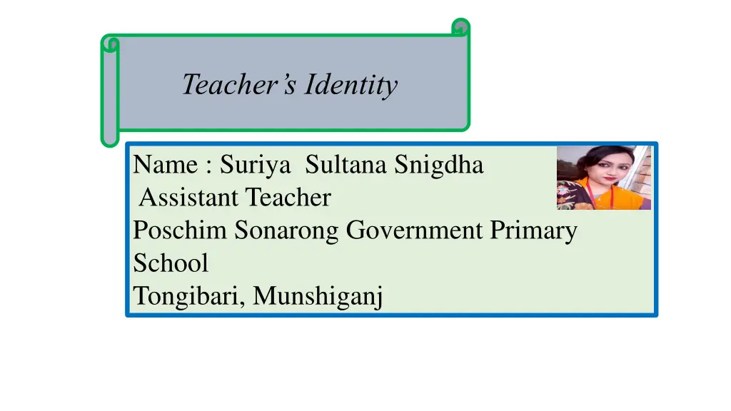 teacher s identity