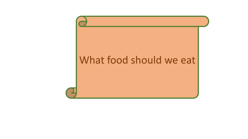 what food should we eat