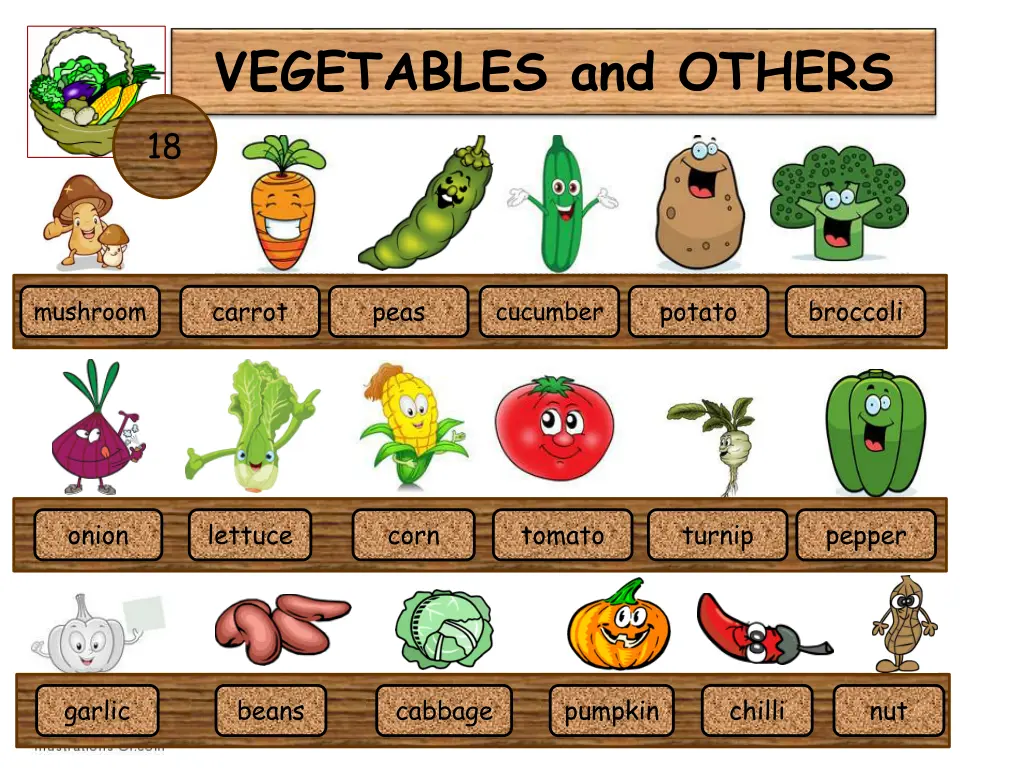 vegetables and others