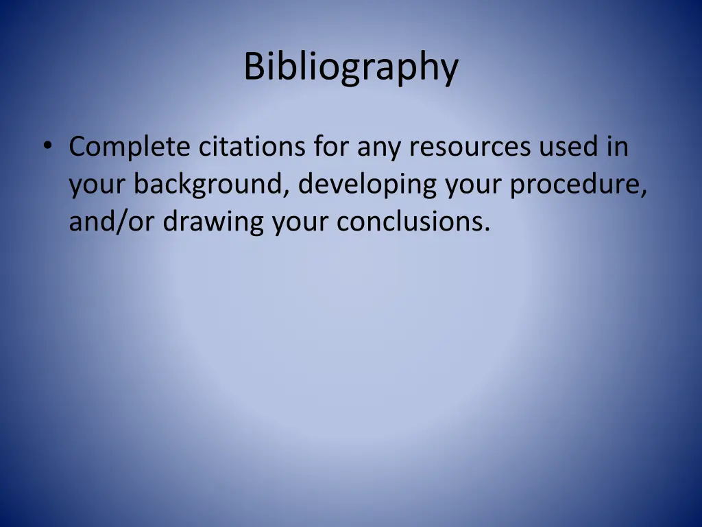 bibliography