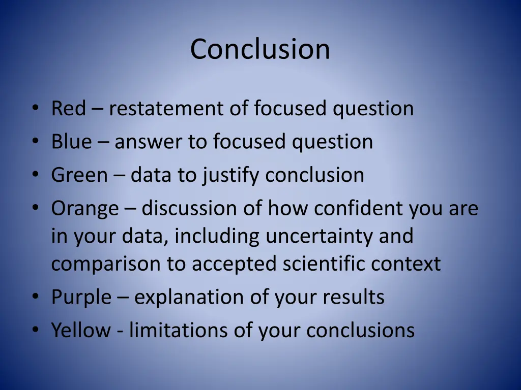 conclusion 5