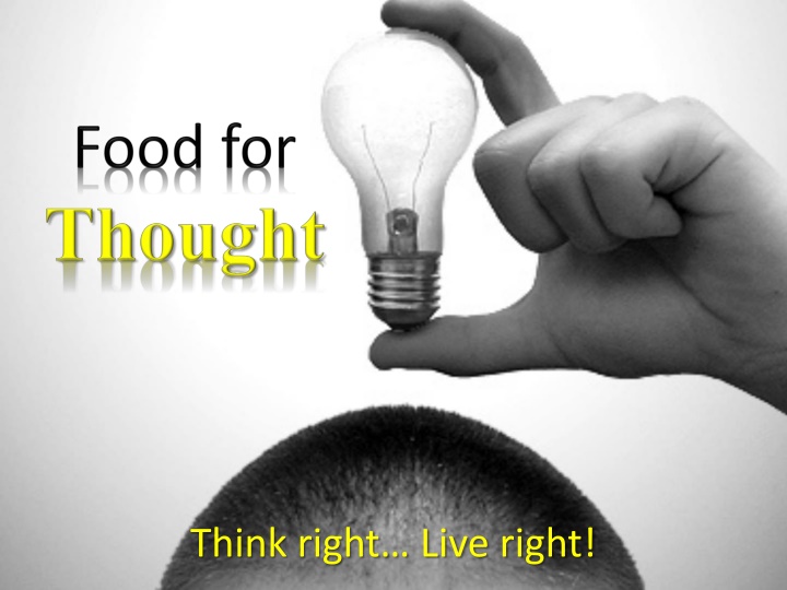 think right live right