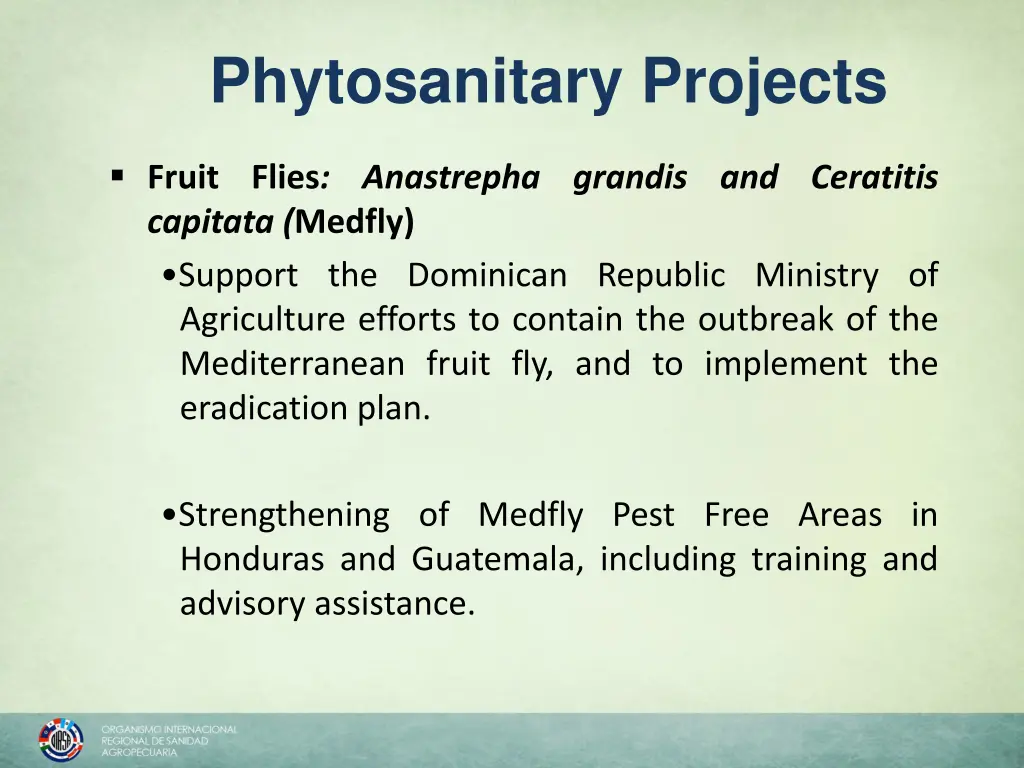 phytosanitary projects 1