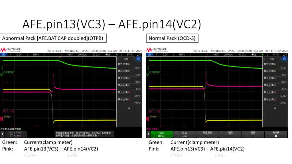 afe pin13 vc3 afe pin14 vc2