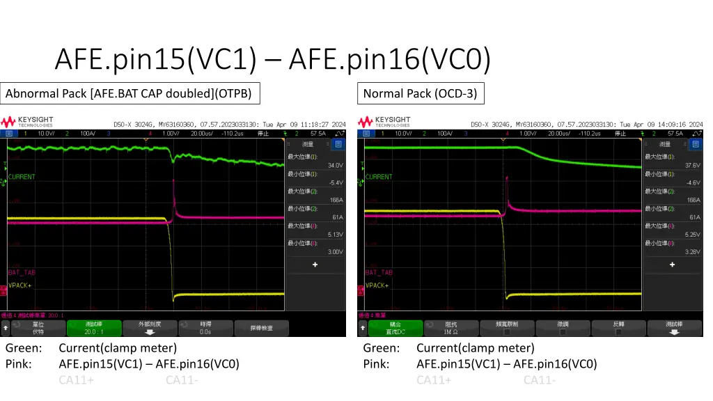 afe pin15 vc1 afe pin16 vc0