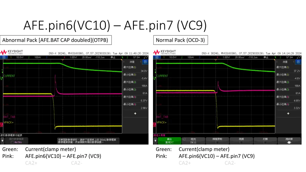 afe pin6 vc10 afe pin7 vc9