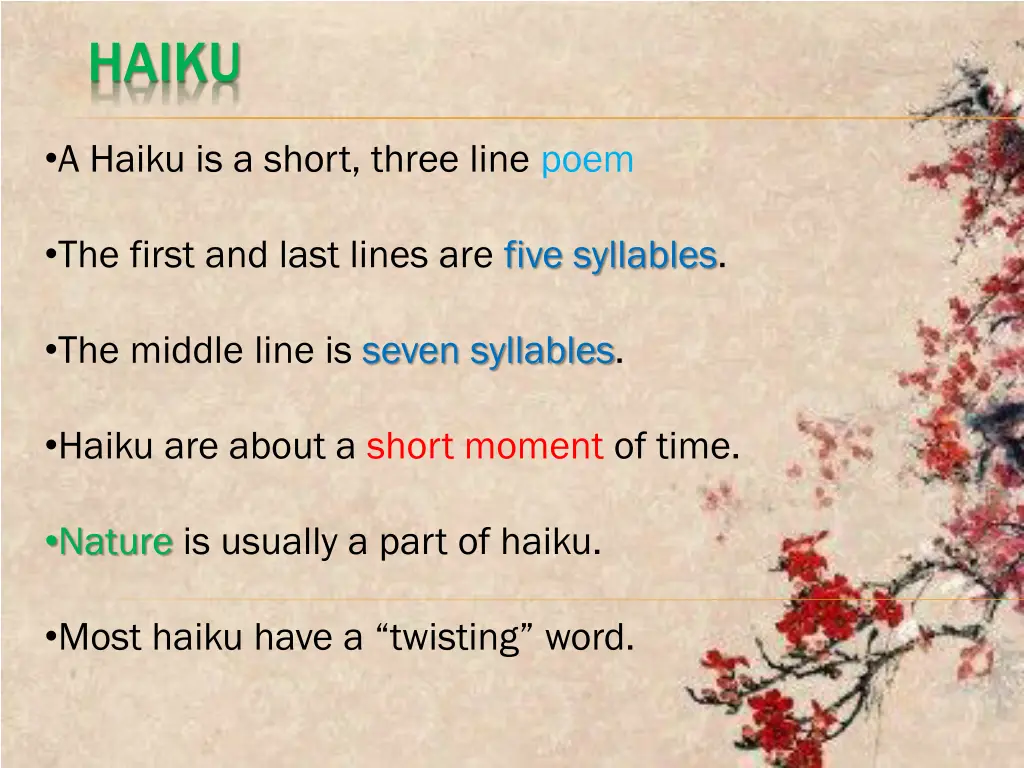 haiku 1