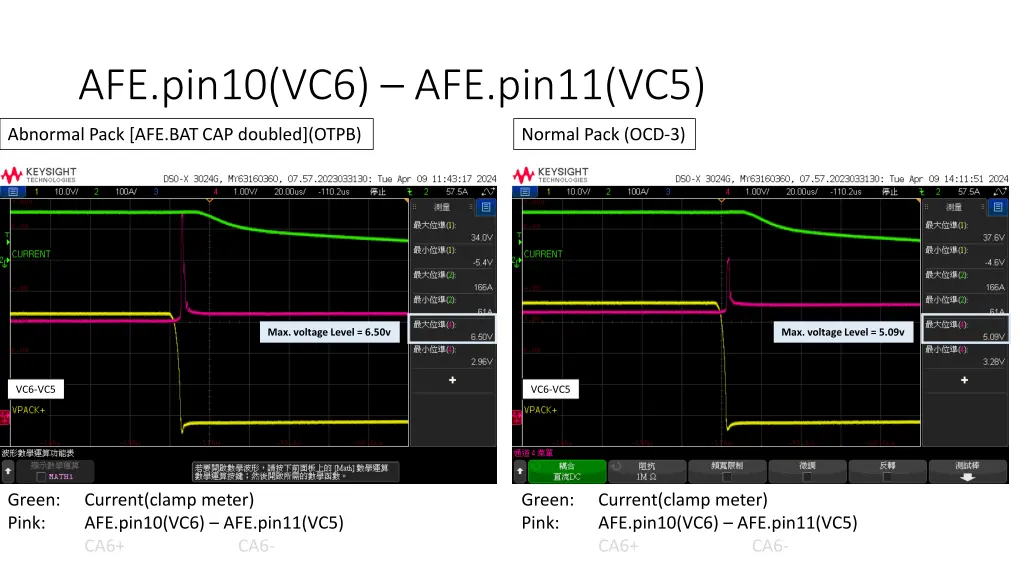 afe pin10 vc6 afe pin11 vc5