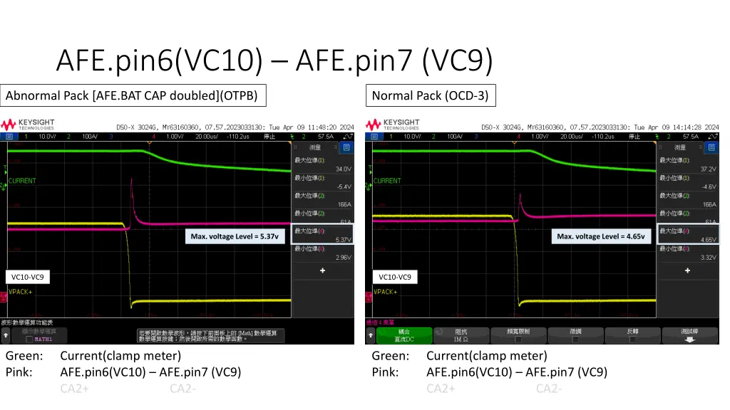 afe pin6 vc10 afe pin7 vc9