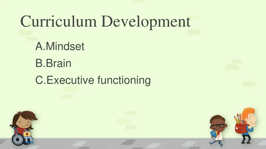 curriculum development