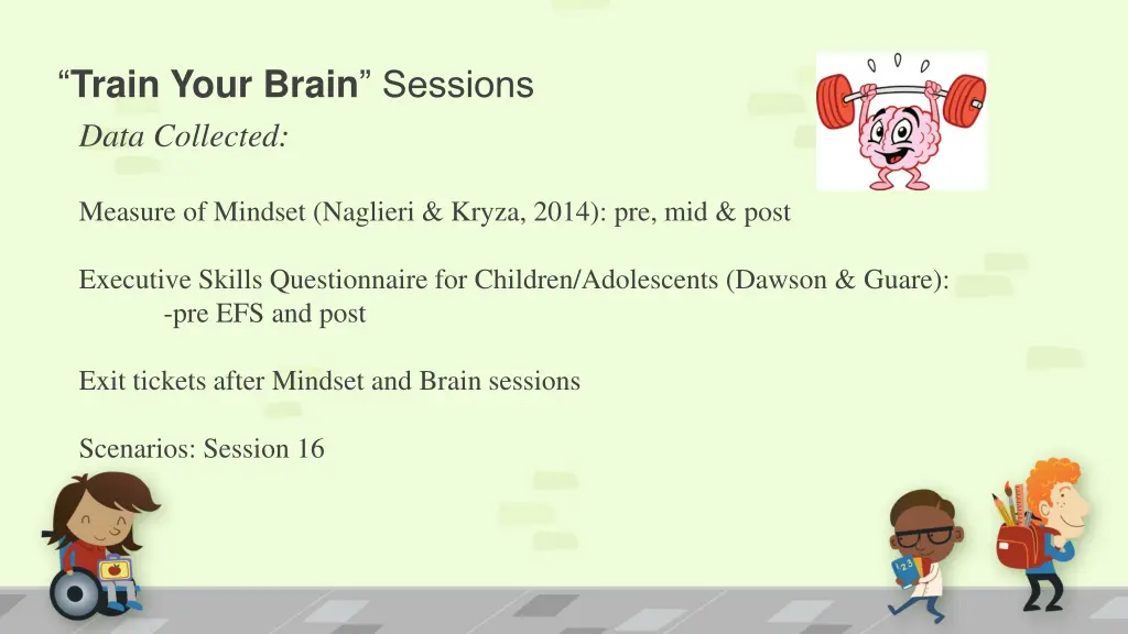 train your brain sessions data collected