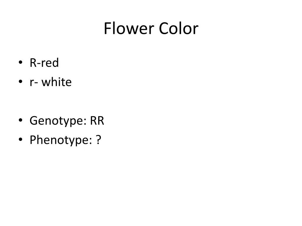 flower color