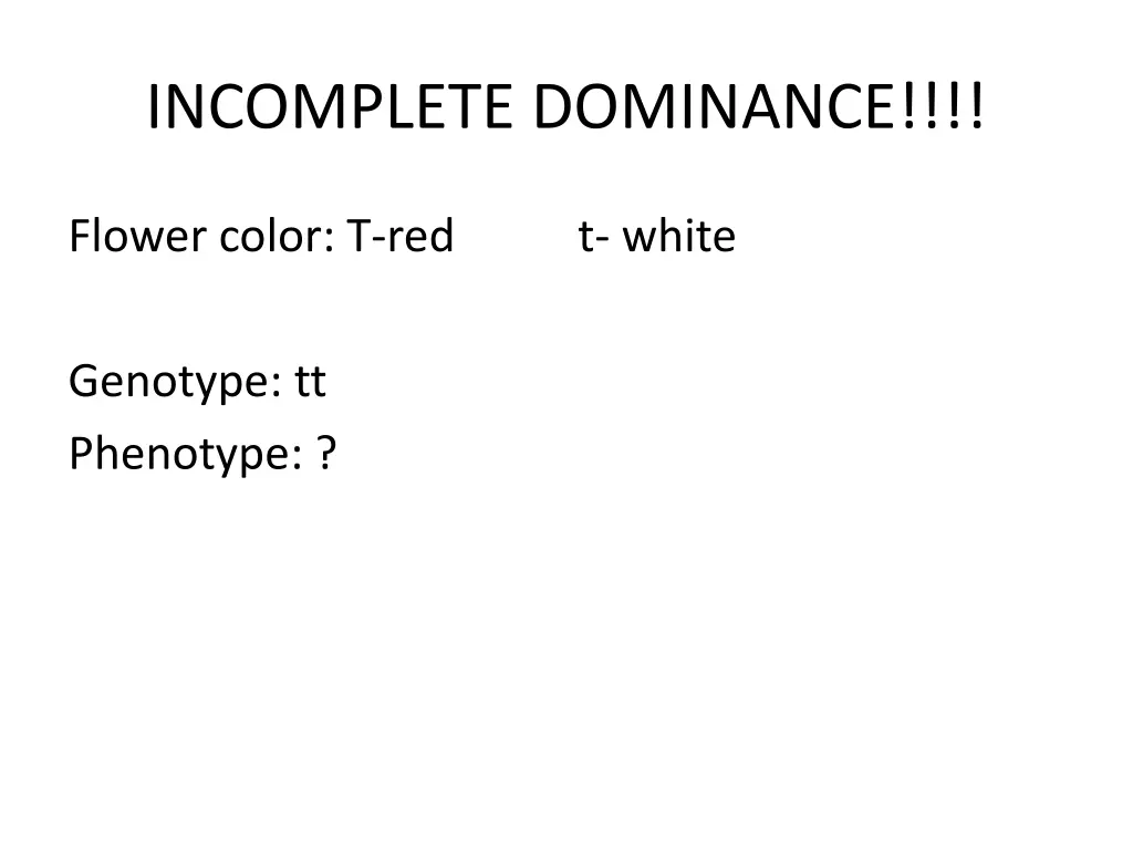 incomplete dominance 2