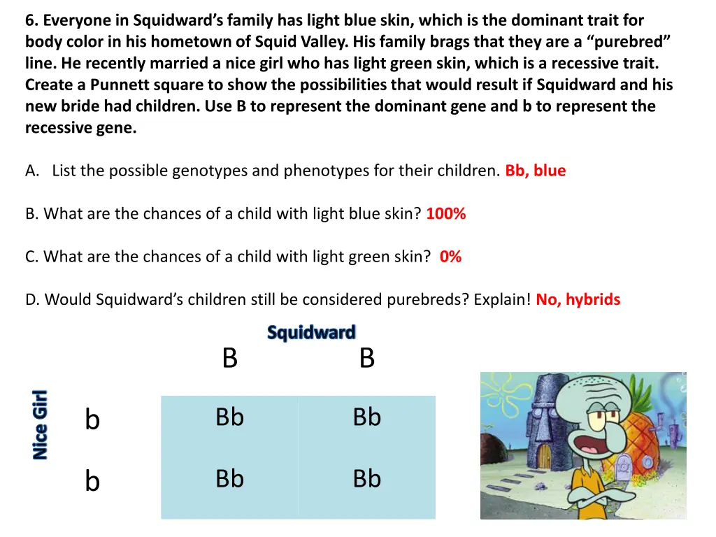 6 everyone in squidward s family has light blue 1