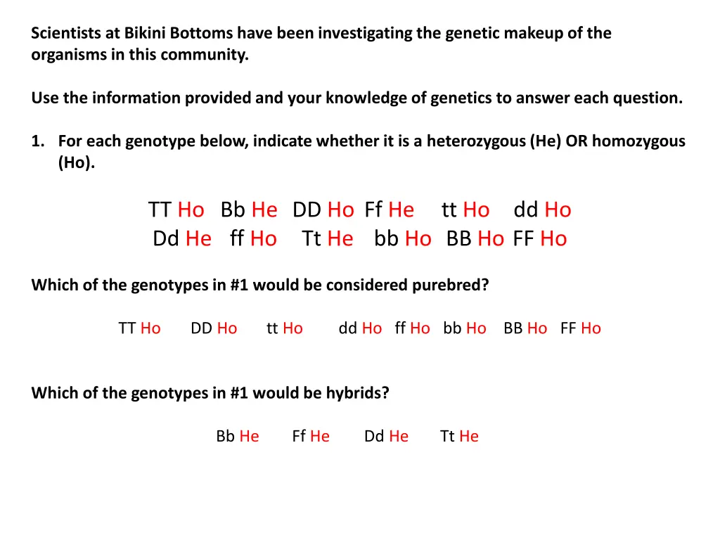 scientists at bikini bottoms have been 1