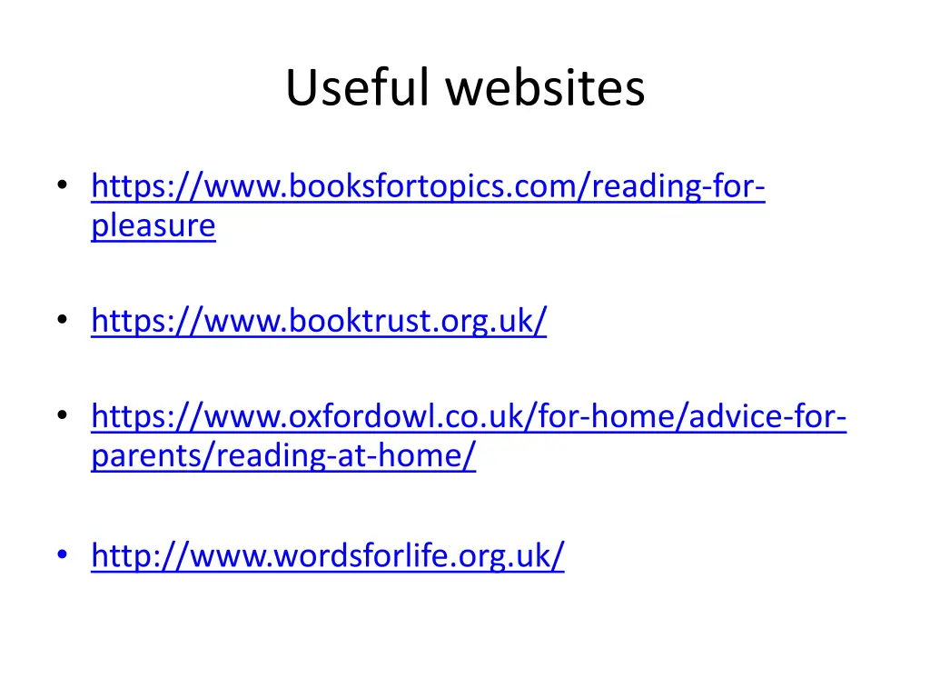 useful websites