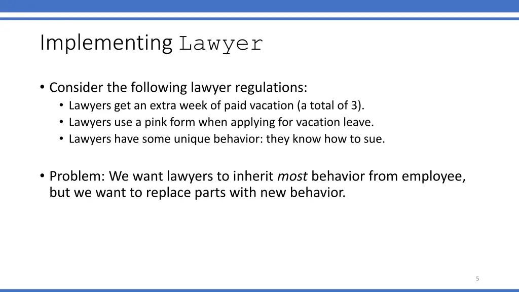 implementing lawyer