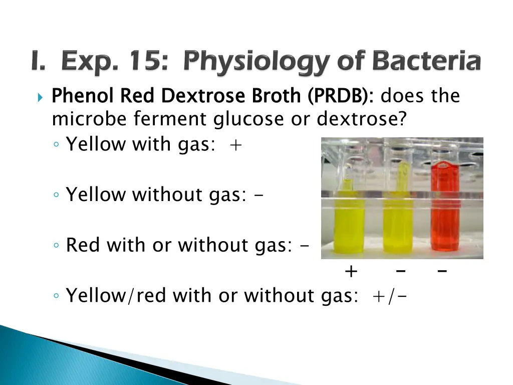 phenol red dextrose broth prdb microbe ferment