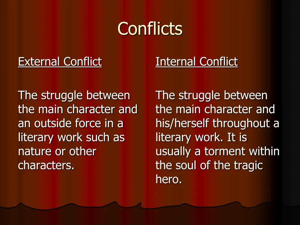 conflicts