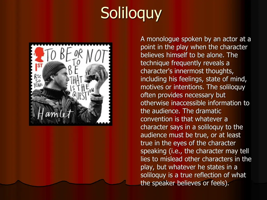 soliloquy