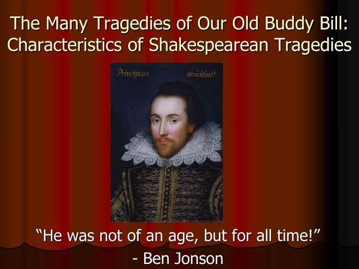 the many tragedies of our old buddy bill