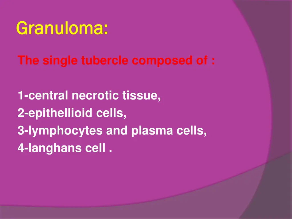 granuloma granuloma