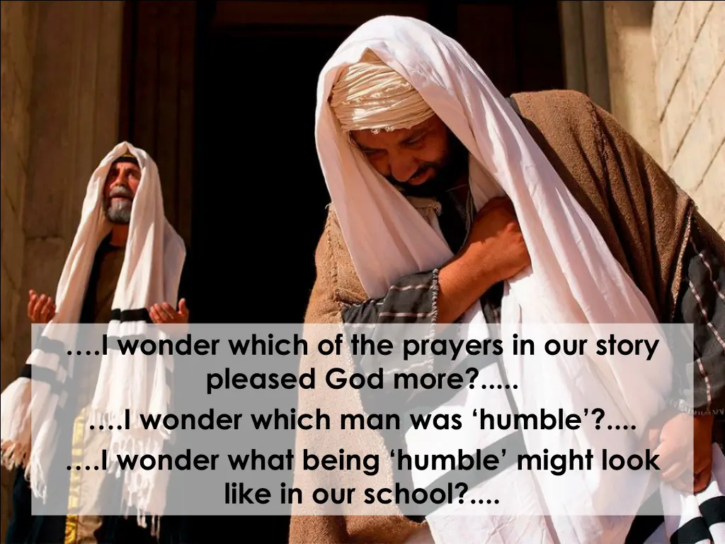 i wonder which of the prayers in our story