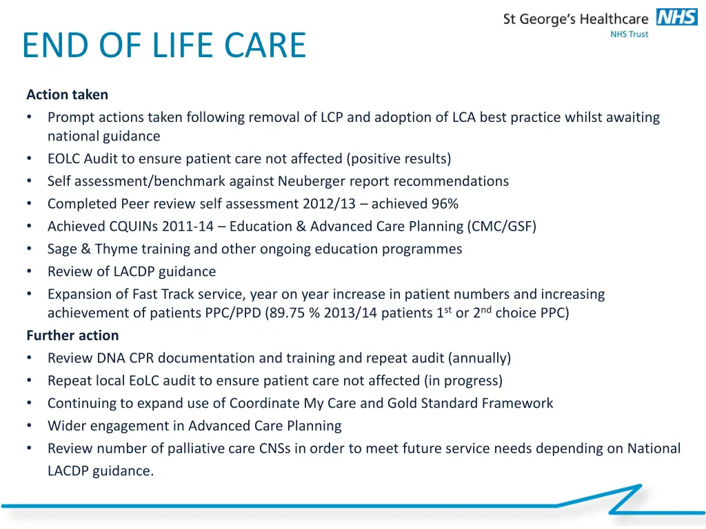 end of life care 1