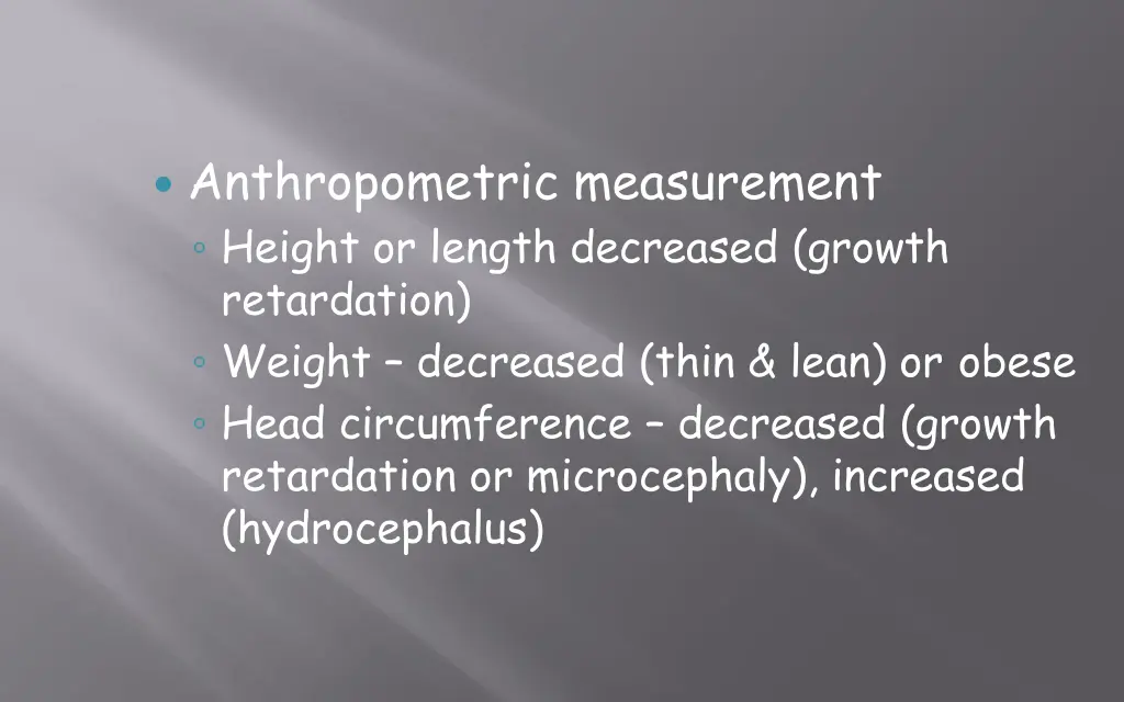 anthropometric measurement height or length