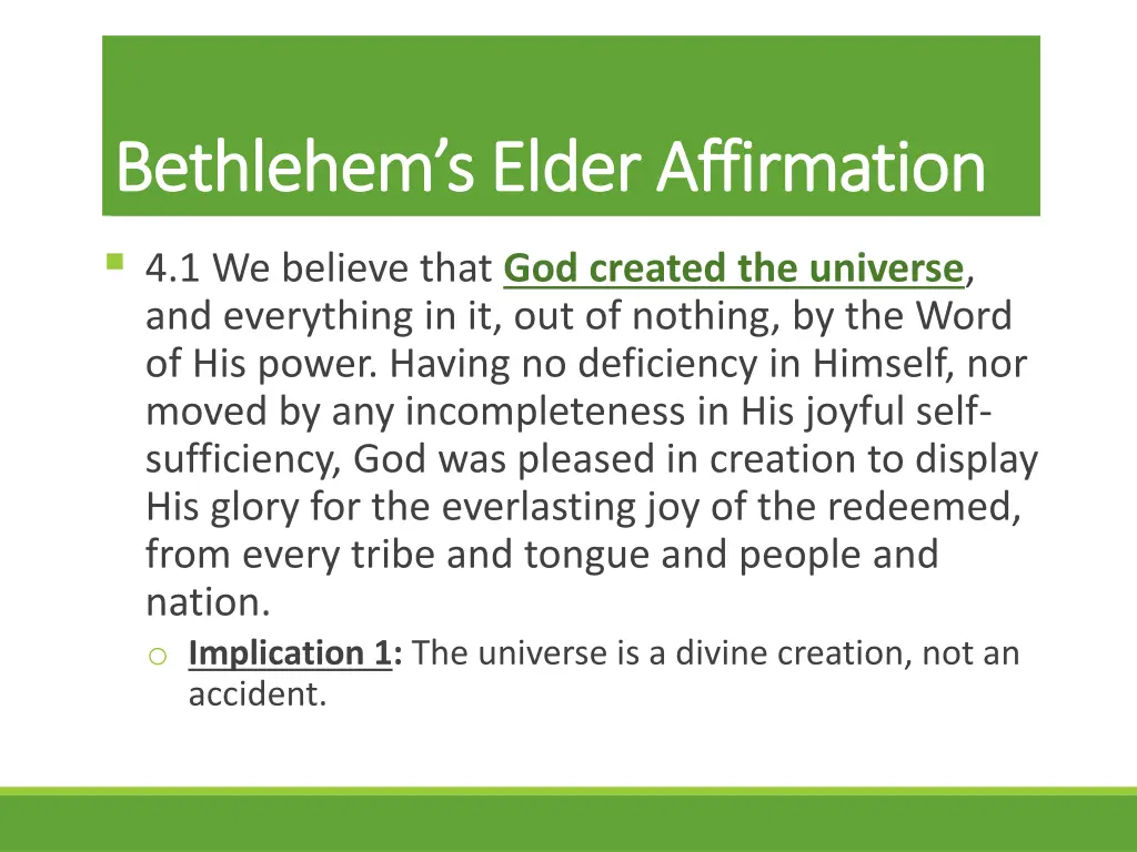 bethlehem s elder affirmation bethlehem s elder 1