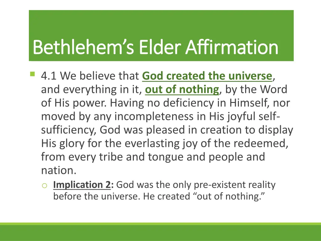 bethlehem s elder affirmation bethlehem s elder 2