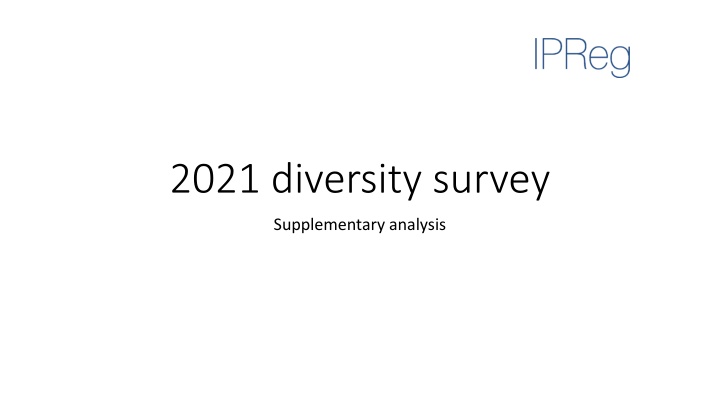 2021 diversity survey