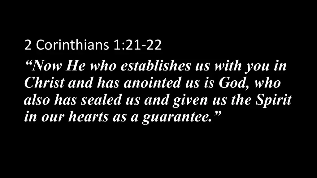 2 corinthians 1 21 22 now he who establishes