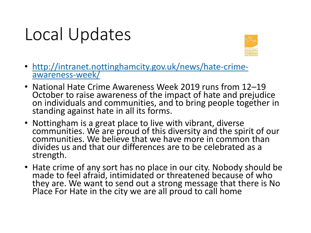 local updates 1