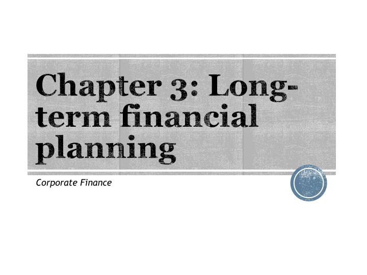 chapter 3 long term financial planning