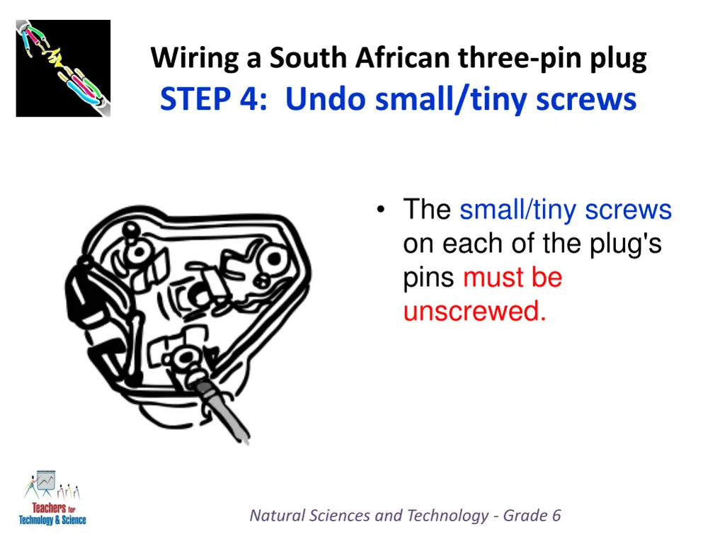 wiring a south african three pin plug step 4 undo