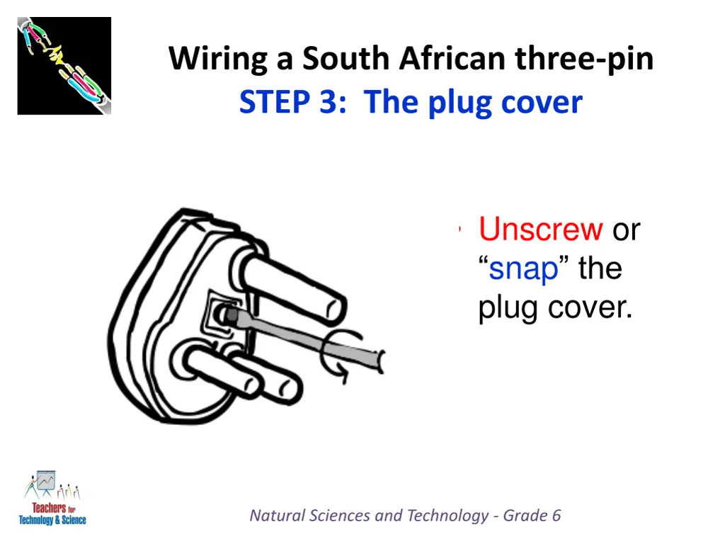 wiring a south african three pin step 3 the plug