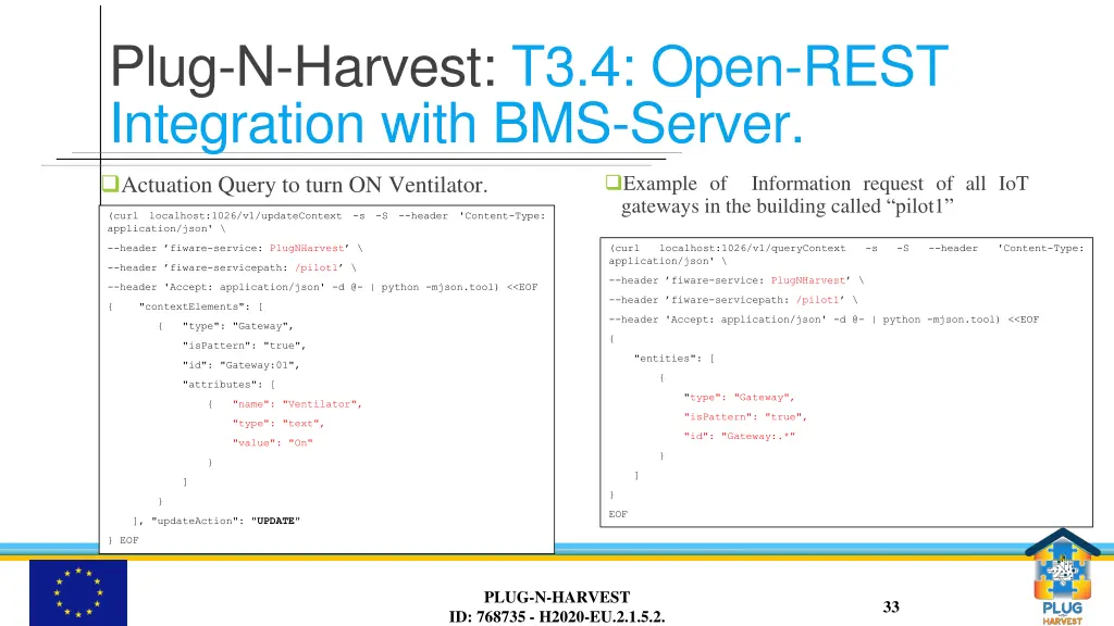 plug n harvest t3 4 open rest integration with