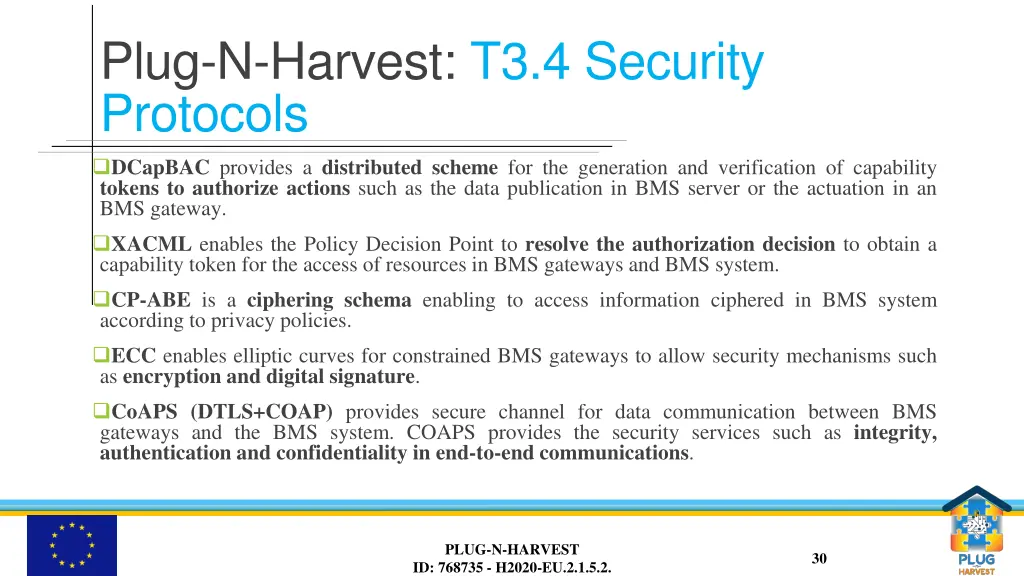 plug n harvest t3 4 security protocols