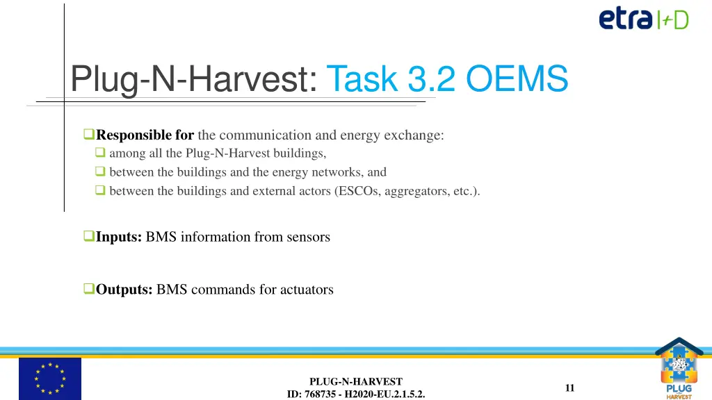 plug n harvest task 3 2 oems